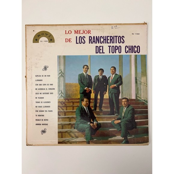 Los Rancheros Del Topo Chico Other - Lo Mejor De Los Rancheros Del Topo Chico LP ROVI RV 1002 VG